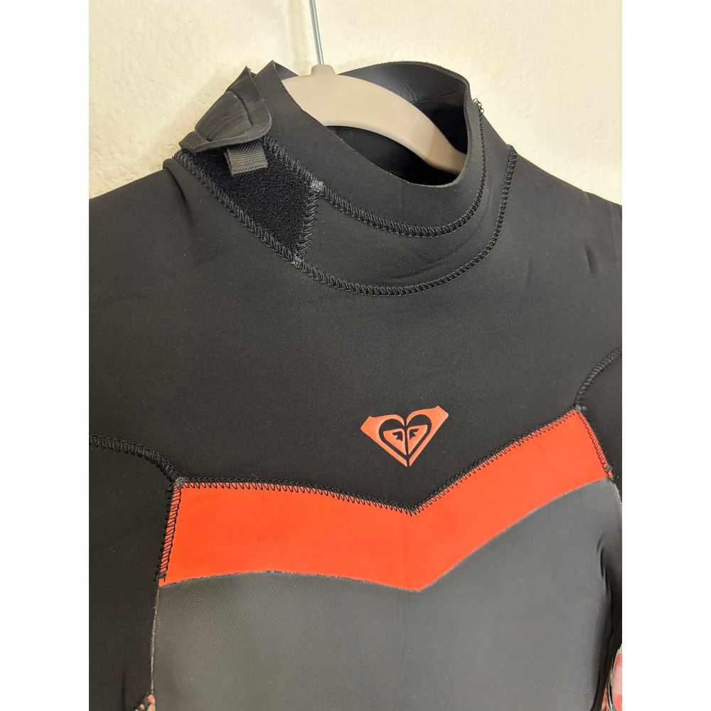 Roxy Syncro 3/2mm Back Zip Full Wetsuit Women's Size 8 Floral ERJW103052 EUC - Picture 4 of 9